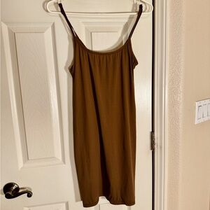 💥 HOST PICK!!💥 Skims brown mini dress or slip - never worn